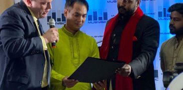 Hamza Akram Qawwal and Brothers Received High Honor from the Governor of Maryland for their Services in the State