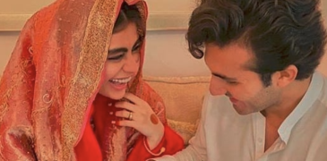 Sadaf Kanwal and Shahroz Sabzwari tied the knot in a simple nikah ceremony earlier today