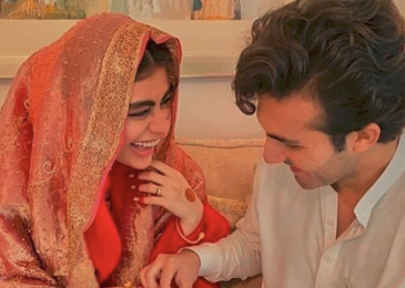 Sadaf Kanwal and Shahroz Sabzwari tied the knot in a simple nikah ceremony earlier today