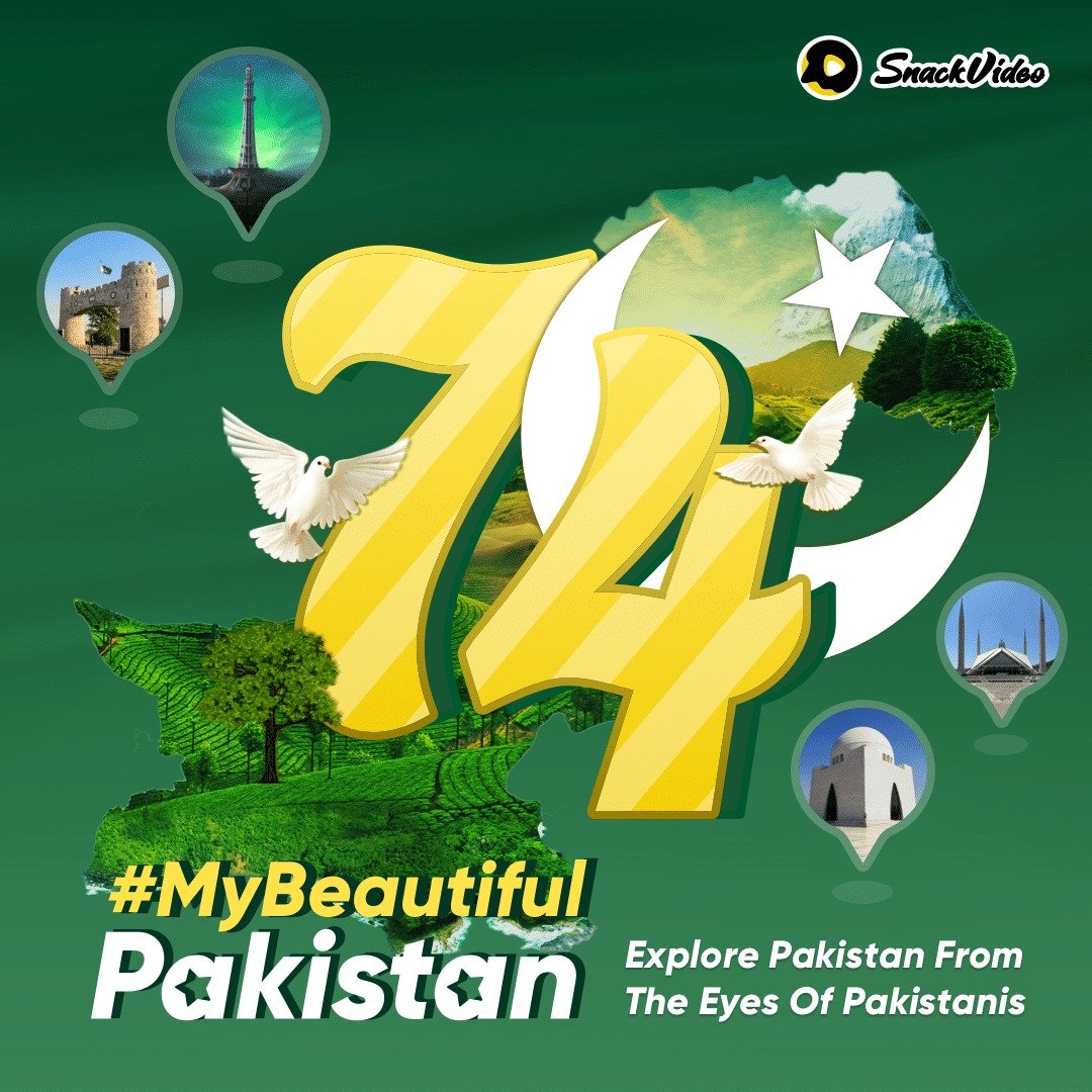 SnackVideo to celebrate the spirit of independence with its #MyBeautifulPakistan challenge