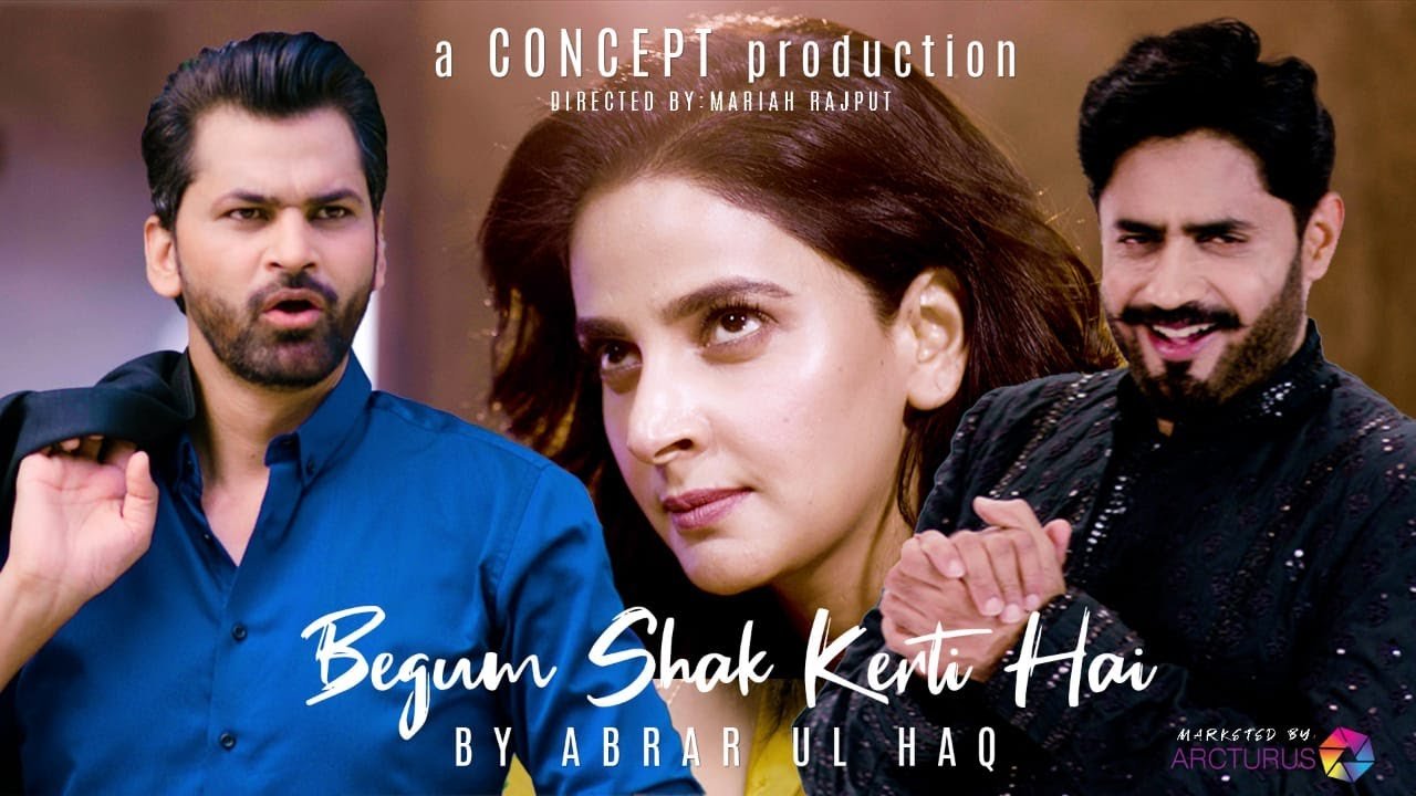 Fans are not enjoying Abrar-ul-Haq's recently released song "begum shak karti ha"