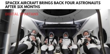 SpaceX Aircraft Brings Back Four Astronauts After Six Months
