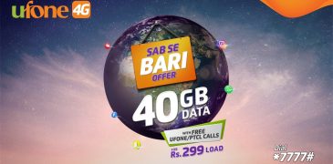 Ufone 4G launches ‘Sab Se Bari Offer’