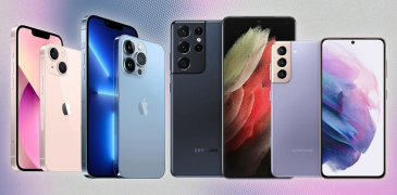 Leading Apple and Samsung mobiles in 2022