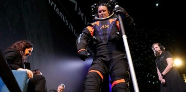 NASA and Axiom Space Unveil New Moon Mission Space Suit Prototype
