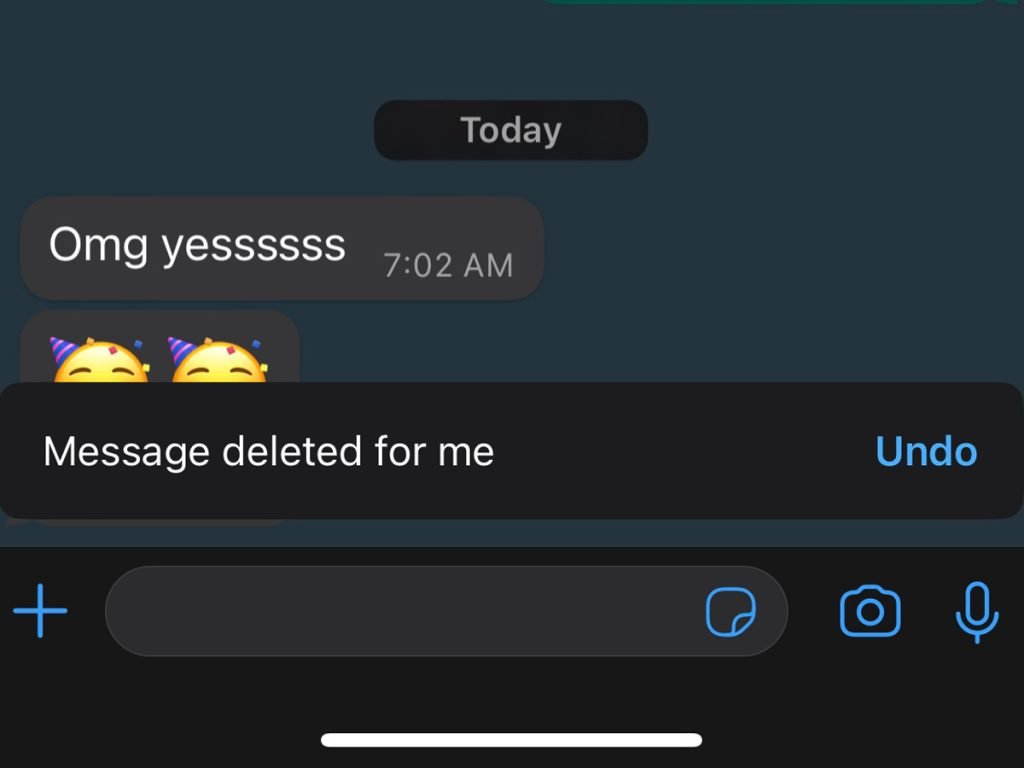 How to Undo 'Delete for Me' Messages on WhatsApp