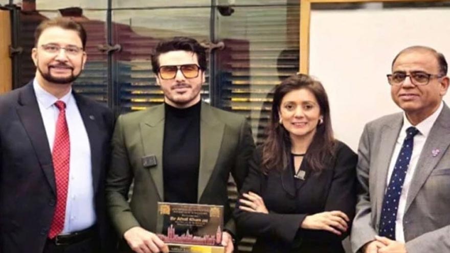 Ahsan Khan Honored at British Parliament for Artistic and Social Contributions